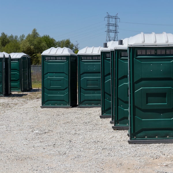 how are the event restrooms maintained and cleaned during the event